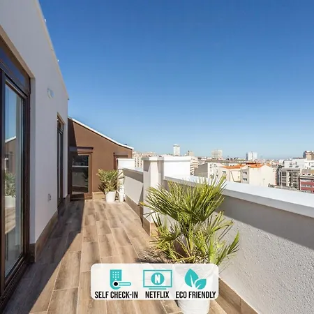 Indigo Rooftop Apartment A Coruna